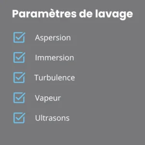 Machine de nettoyage solvant sous vide, cycle de lavage avec Degr'est